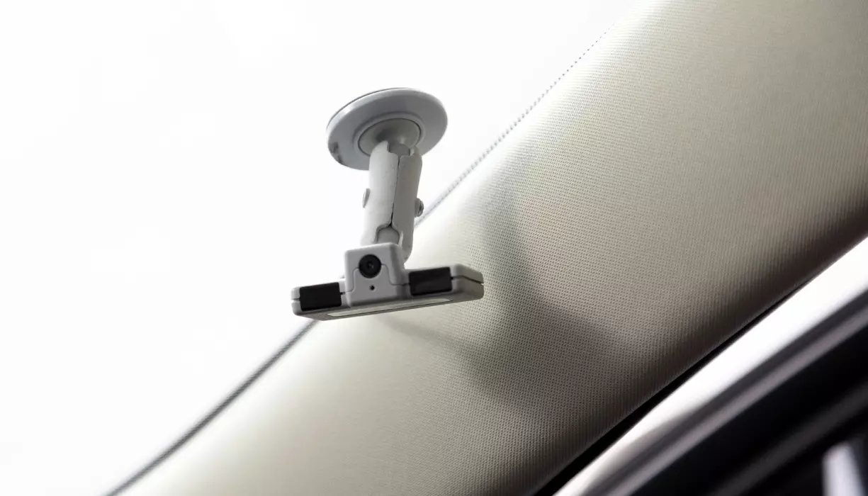 Ignition interlock camera on a windshield