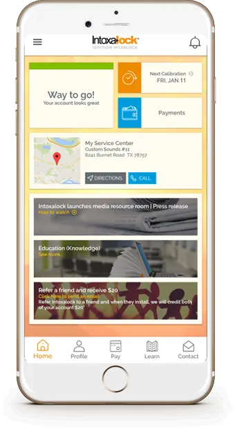 Intoxalock Mobile App