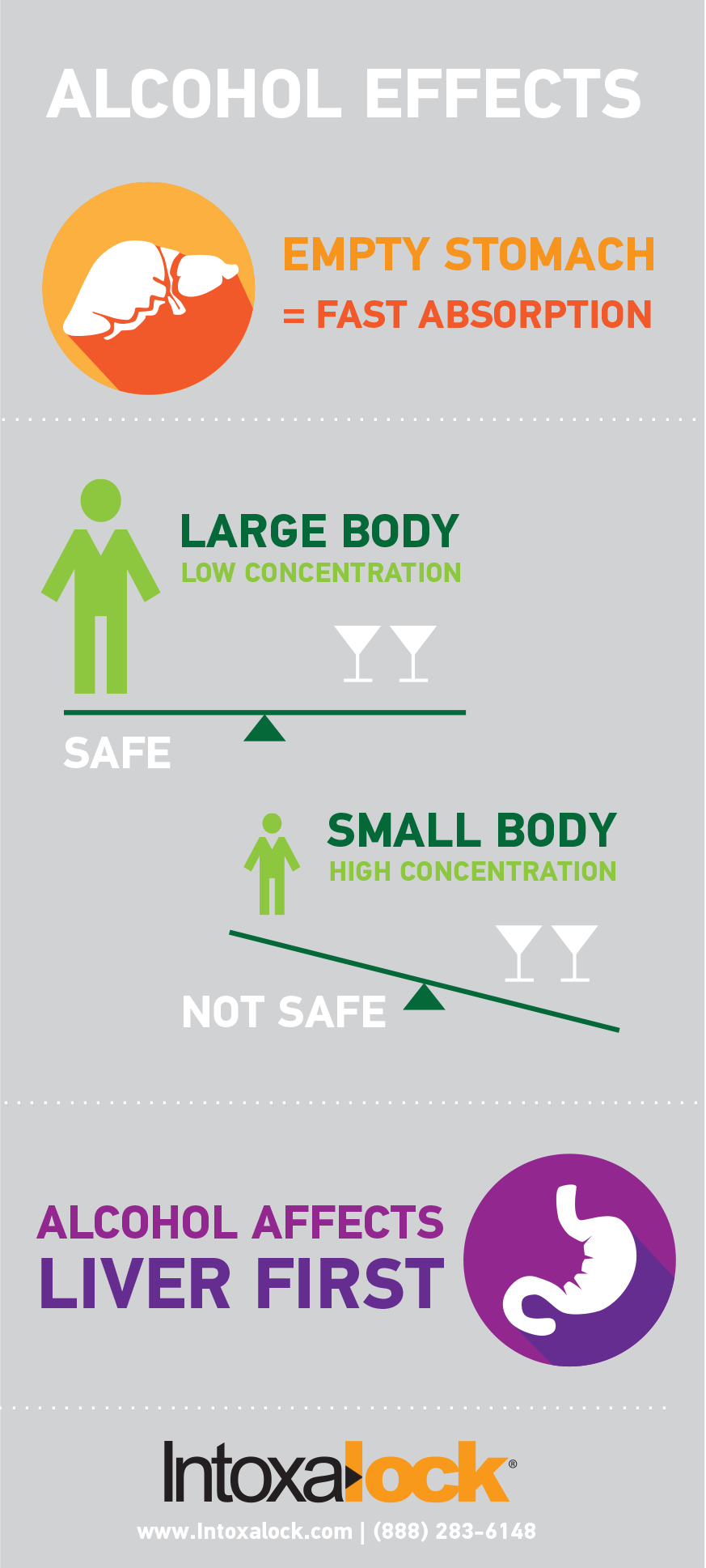 Alcohol effects infographic