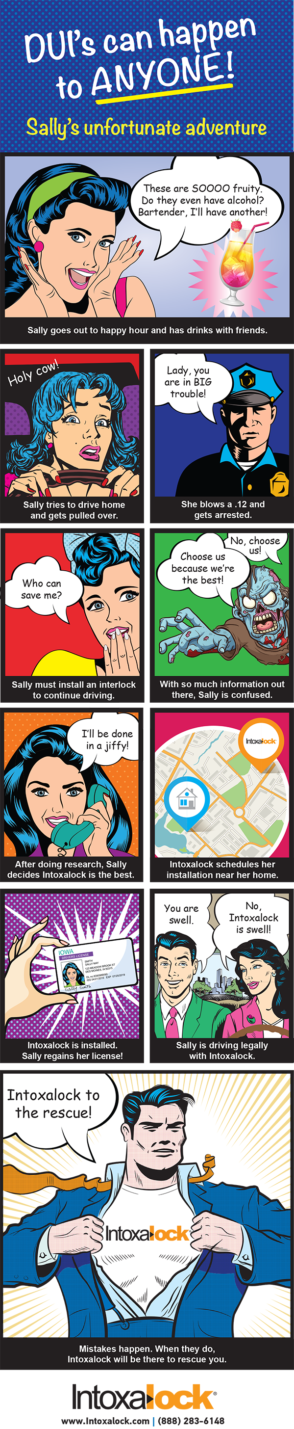 A DUI can happen to anyone infographic